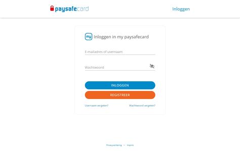my paysafecard inloggen.